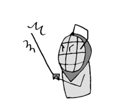 FENCING-KUN sticker #6687661