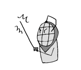 FENCING-KUN sticker #6687661