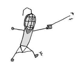 FENCING-KUN sticker #6687663