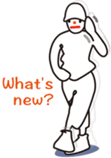 The hip-hop dance Sticker. sticker #6687786