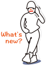 The hip-hop dance Sticker. sticker #6687786