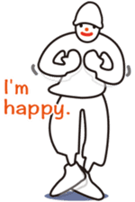 The hip-hop dance Sticker. sticker #6687789