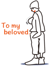 The hip-hop dance Sticker. sticker #6687791