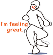 The hip-hop dance Sticker. sticker #6687805