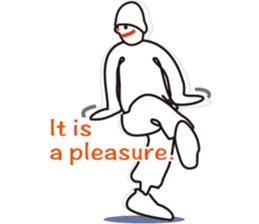 The hip-hop dance Sticker. sticker #6687814