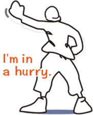 The hip-hop dance Sticker. sticker #6687823