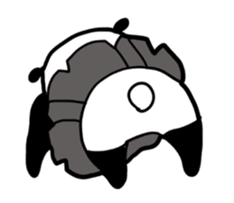Lethargy panda sticker #6688227