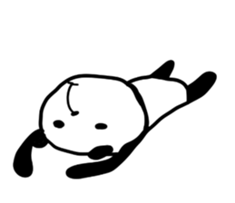 Lethargy panda sticker #6688251