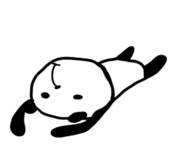 Lethargy panda sticker #6688251
