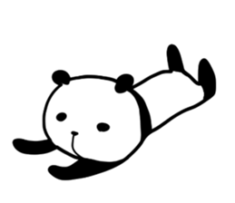 Lethargy panda sticker #6688252