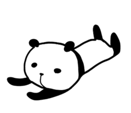 Lethargy panda sticker #6688252