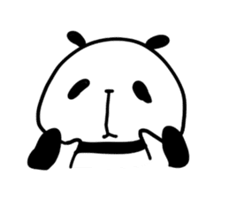 Lethargy panda sticker #6688262