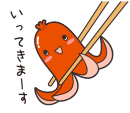 Tako-san Sausage sticker #6688272