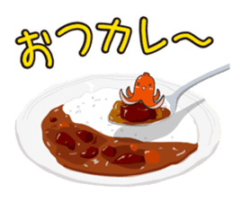 Tako-san Sausage sticker #6688278