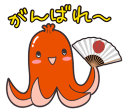 Tako-san Sausage sticker #6688310