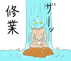 amigasa samurai sticker #6689094