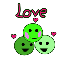 EDAMAME (GREEN SOYBEAN) BROTHERS sticker #6690355