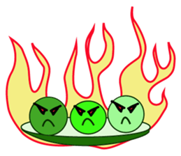 EDAMAME (GREEN SOYBEAN) BROTHERS sticker #6690364