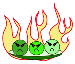 EDAMAME (GREEN SOYBEAN) BROTHERS sticker #6690364