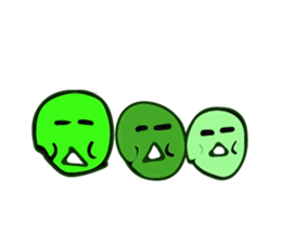 EDAMAME (GREEN SOYBEAN) BROTHERS sticker #6690369