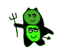 EDAMAME (GREEN SOYBEAN) BROTHERS sticker #6690372