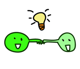 EDAMAME (GREEN SOYBEAN) BROTHERS sticker #6690375