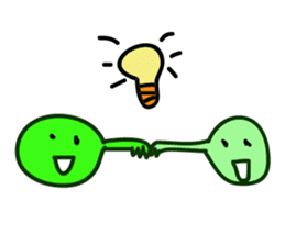 EDAMAME (GREEN SOYBEAN) BROTHERS sticker #6690375