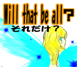 A flower and fairy 2 sticker #6690629