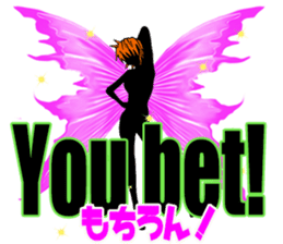 A flower and fairy 2 sticker #6690639