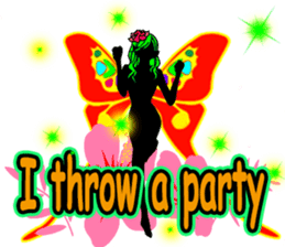 A flower and fairy 2 sticker #6690645