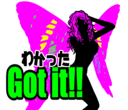 A flower and fairy 2 sticker #6690660