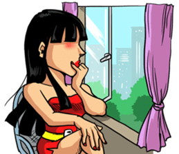 Jen Busy sticker #6690795