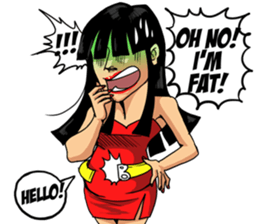 Jen Busy sticker #6690805