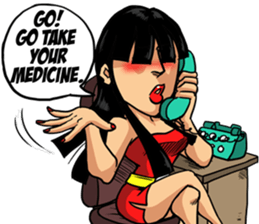 Jen Busy sticker #6690813