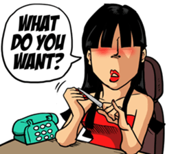 Jen Busy sticker #6690818