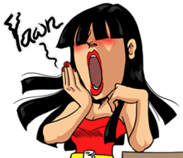 Jen Busy sticker #6690820