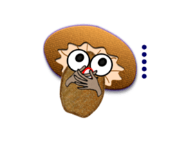 My name is mushroom sticker #6690940