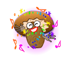 My name is mushroom sticker #6690942