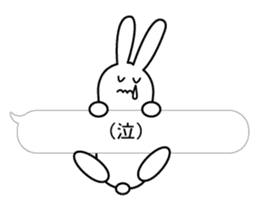 NekuRabbit(hanging down) sticker #6691042