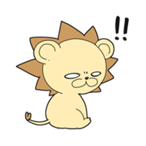 Panthera leo sticker #6691394