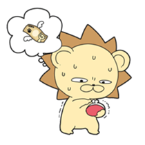 Panthera leo sticker #6691400