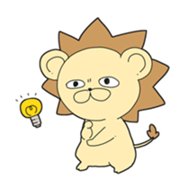 Panthera leo sticker #6691409