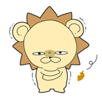 Panthera leo sticker #6691414