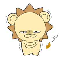 Panthera leo sticker #6691414