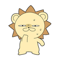 Panthera leo sticker #6691417