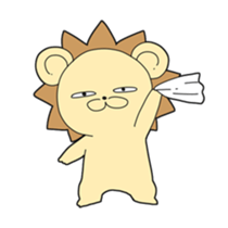 Panthera leo sticker #6691419