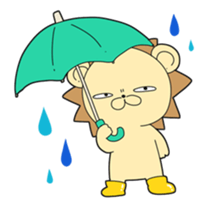 Panthera leo sticker #6691420