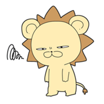 Panthera leo sticker #6691421