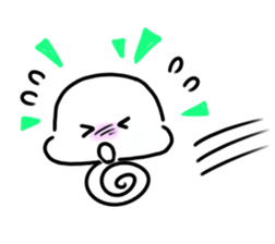 Jellyfish of KURAGE sticker #6692505