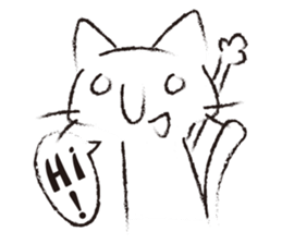 Big nose Cat sticker #6692664